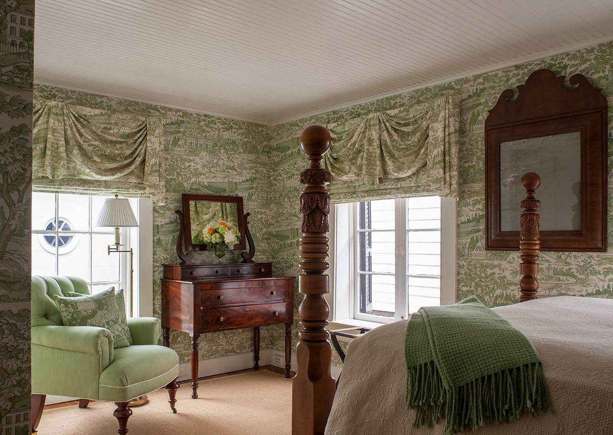 Charleston southern classic mansion design guest bedroom 2