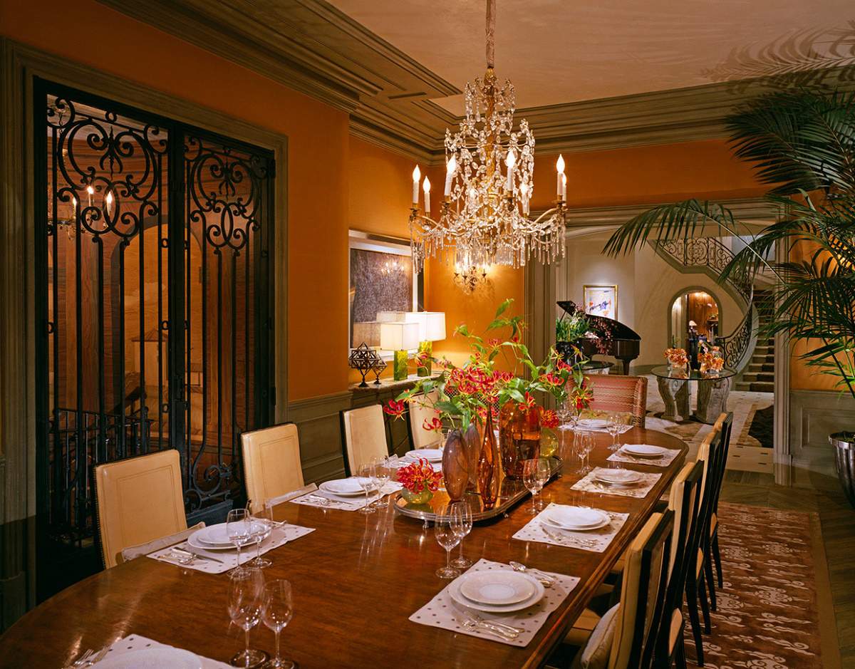 Beverly Park chateau formal dining room