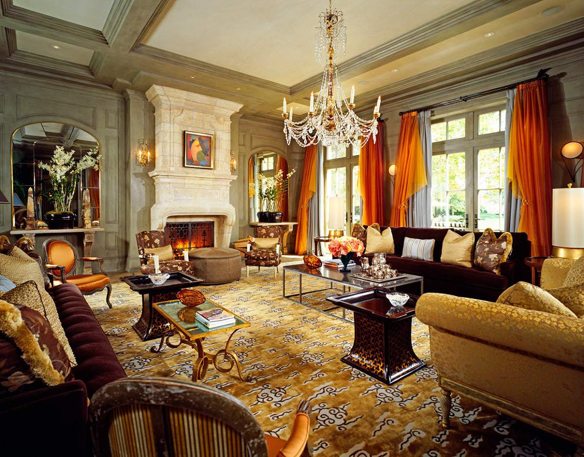 Beverly Park chateau living room A