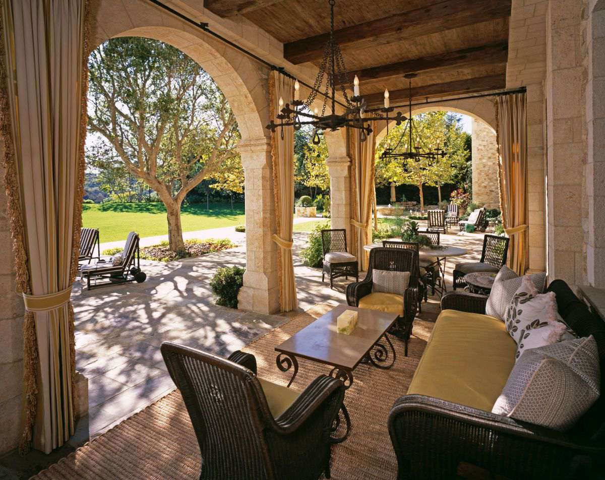 Beverly Park chateau patio A