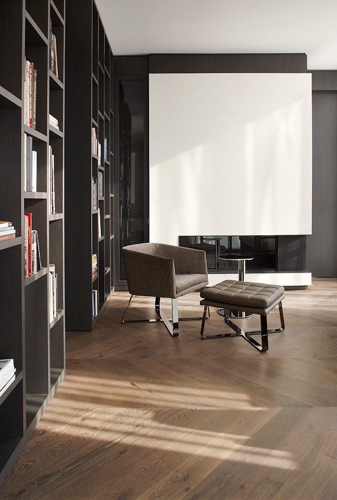 Contemporary penthouse design library b