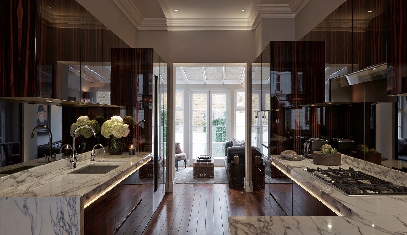 sophie paterson chelsea townhouse contemporary classic kitchen