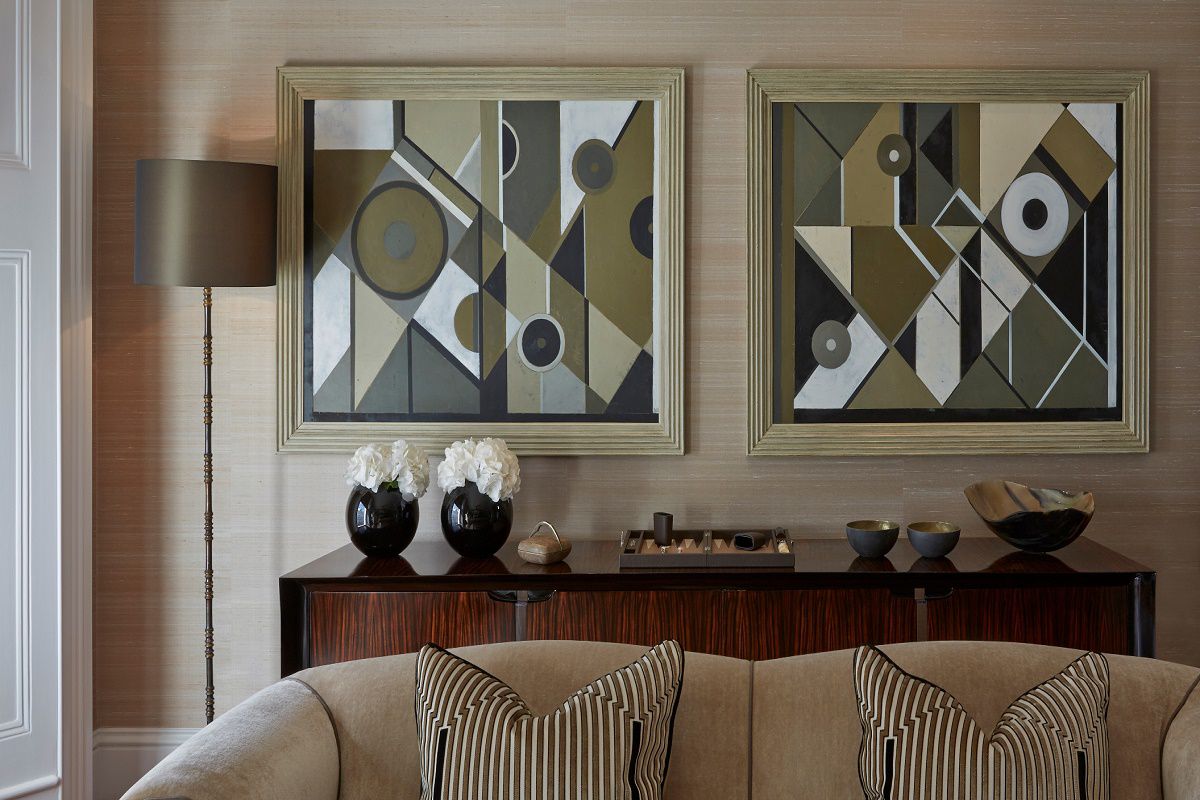 sophie paterson chelsea townhouse contemporary classic living room details
