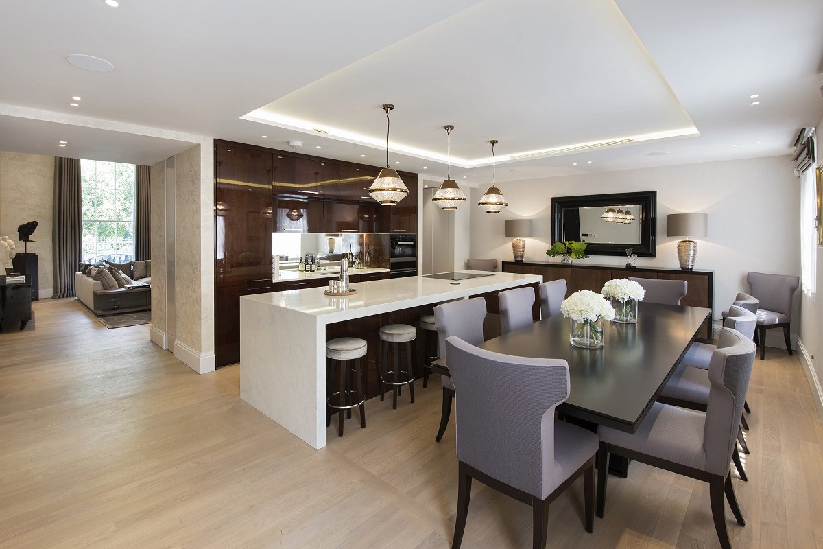 park crescent luxury homes kitchen dining A