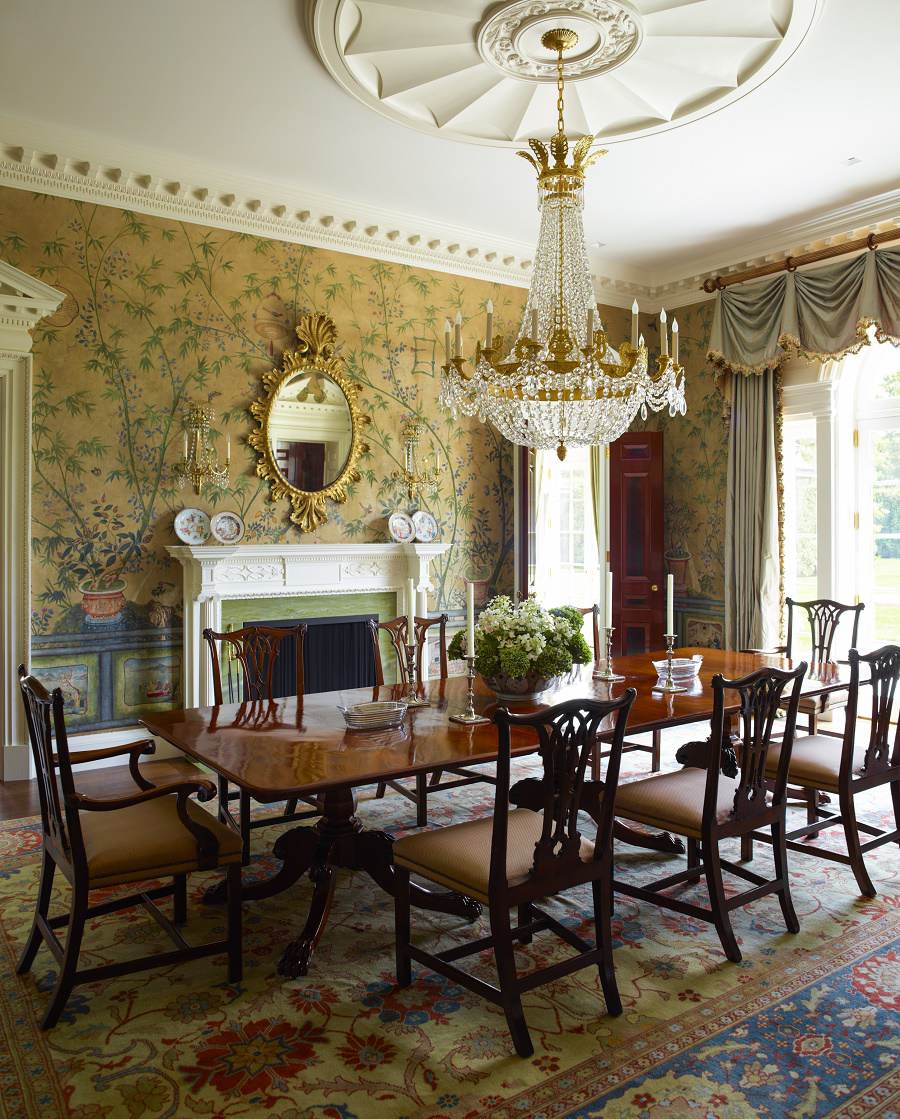 Georgian modern traditional dining room