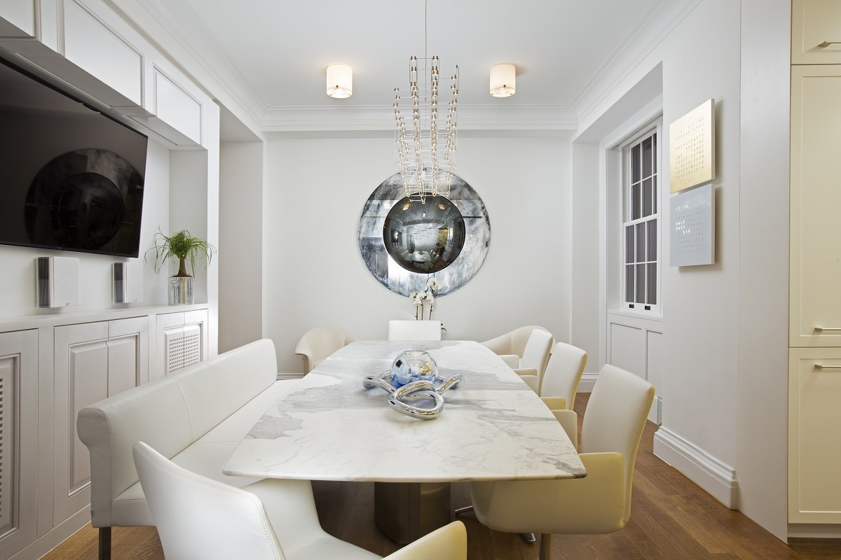 Marquand refined contemporary design dining room