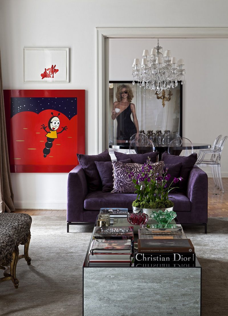 Diego Revollo Stylist Apartment Purple Chair