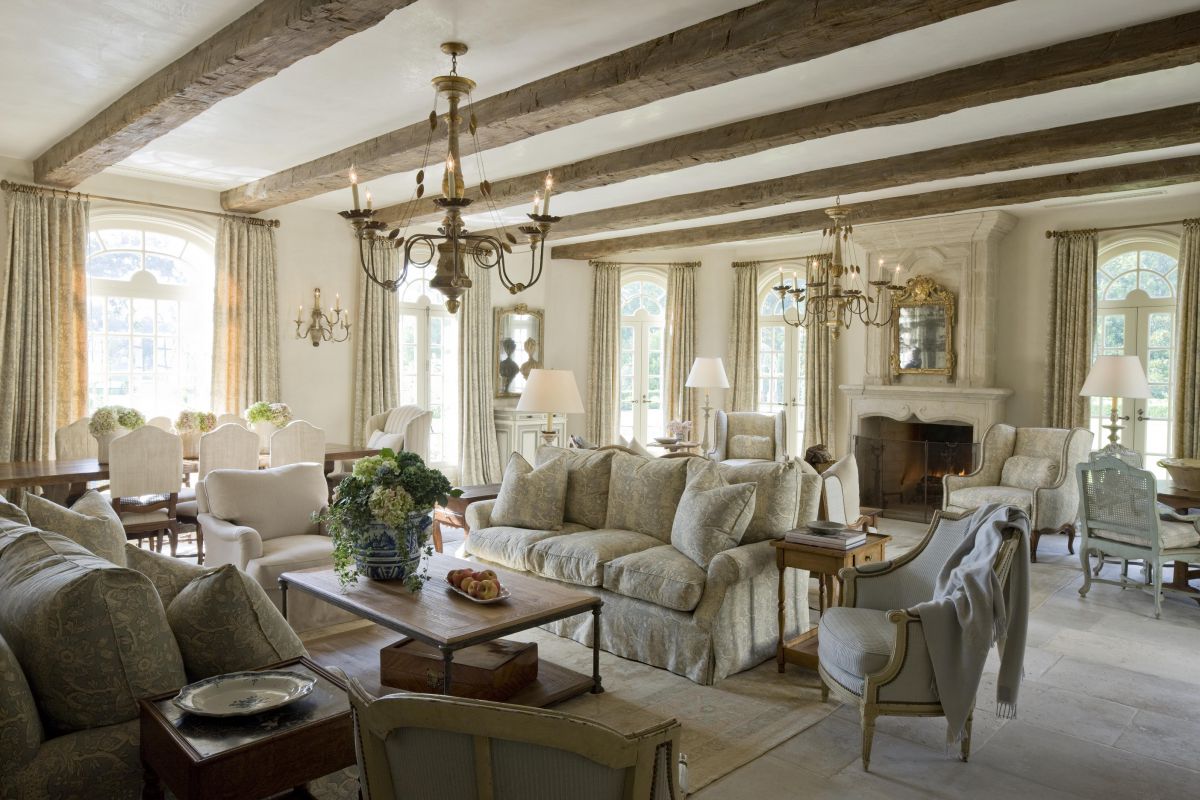 french chateau kara childress family room 