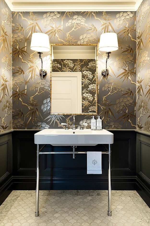 18 Statement Making Powder Rooms Dk Decor