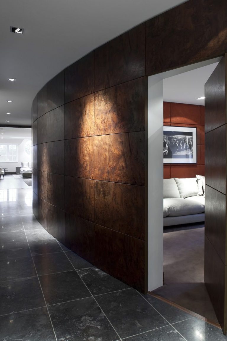 Staffan Tollgard Contemporary Penthouse Paneled Hall Dk Decor