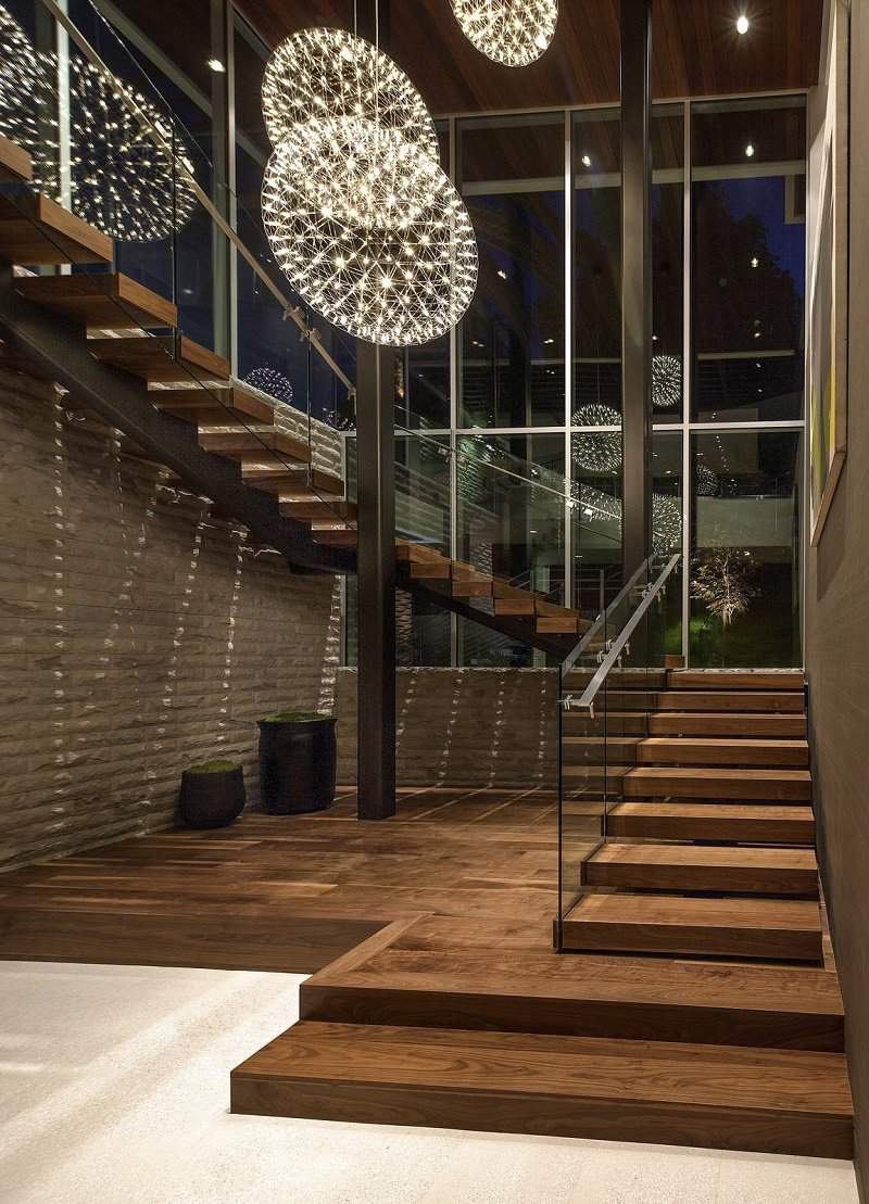 California modern design staircase