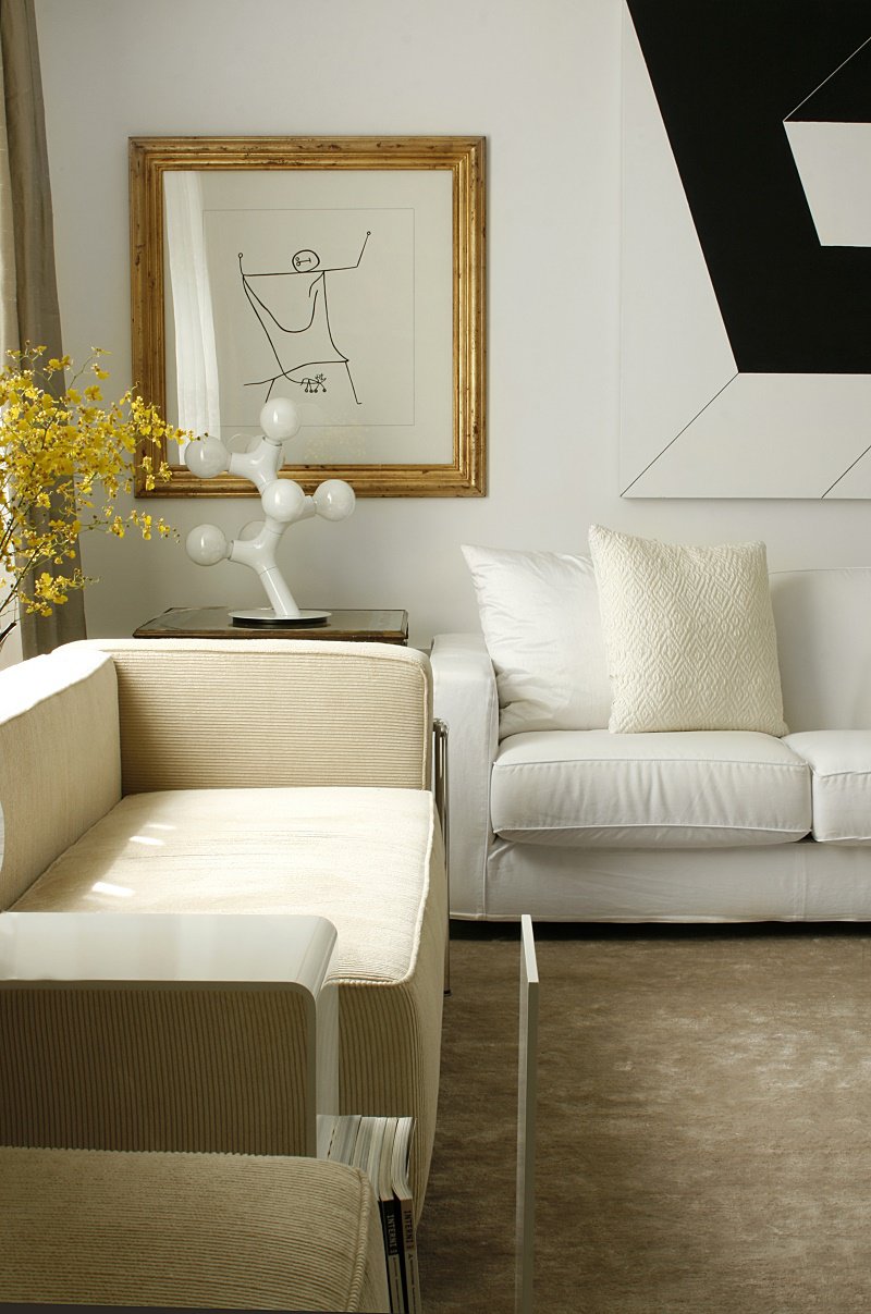 diego revollo artist's apartment reinvention living room sofas