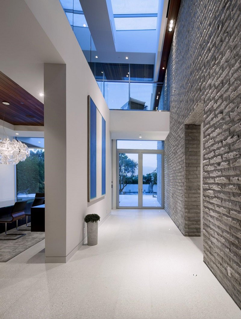 California modern design front entry