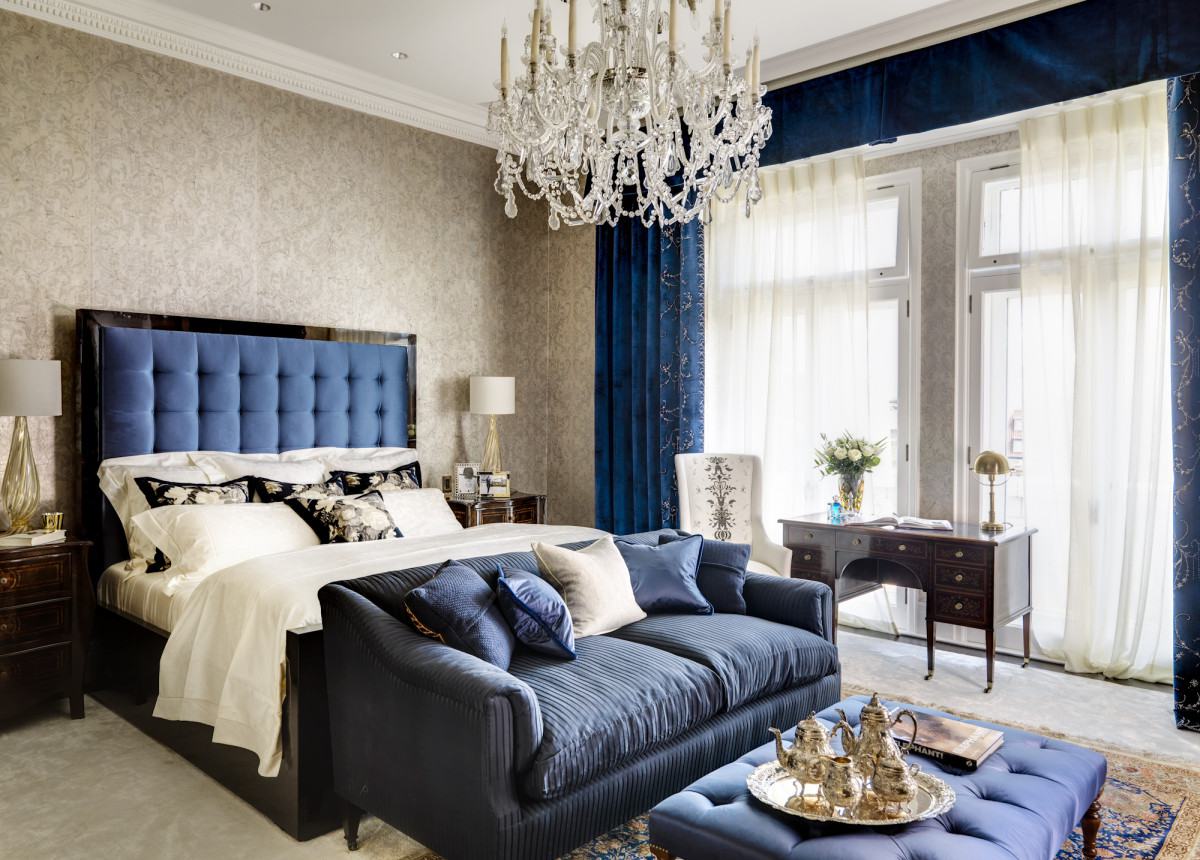 Classic Mayfair penthouse Master Bedroom