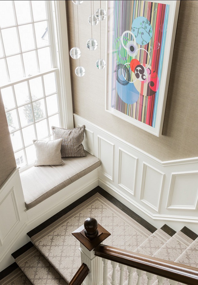 Boston transitional classic staircase