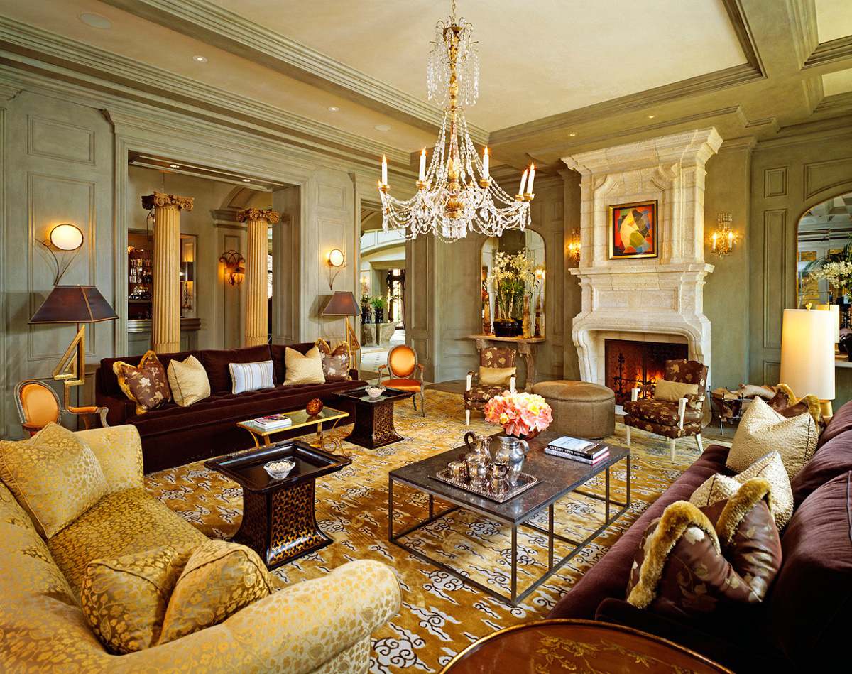 Beverly Park chateau living room B