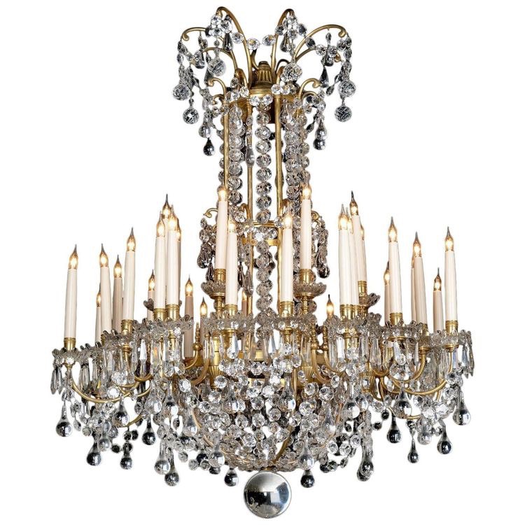 chandeliers baccarat louis XVI style 32