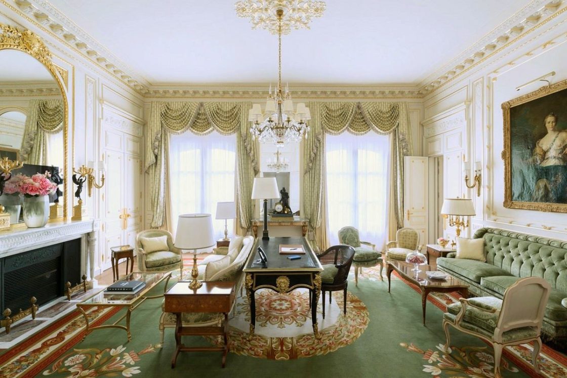 Paris Ritz French design Suite Vendome Living Room