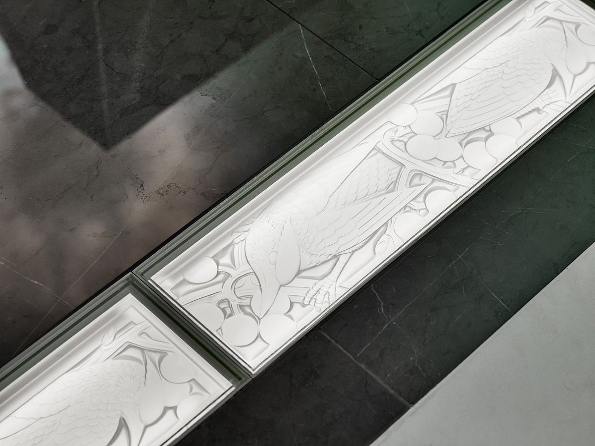 elicyon One Hyde Park luxury design lalique floor detail