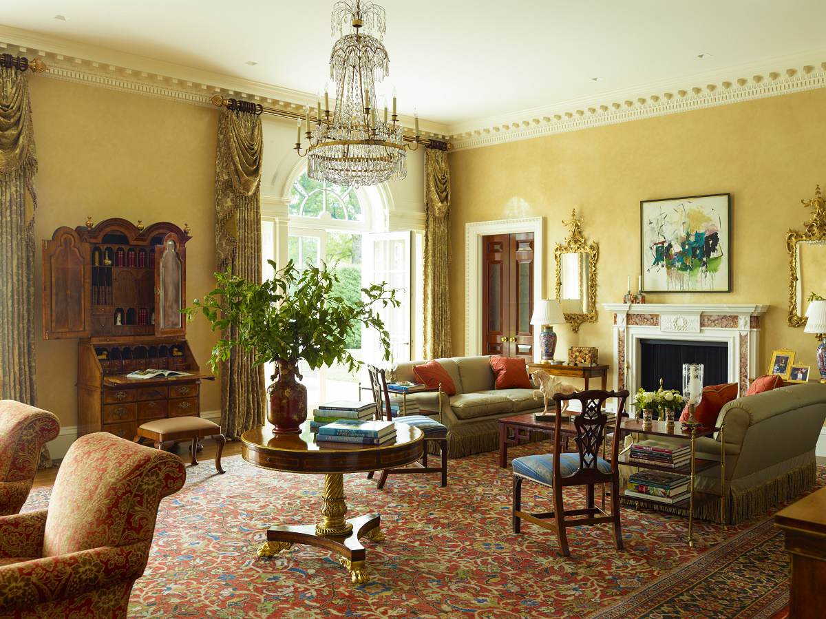 Georgian modern traditional living room B