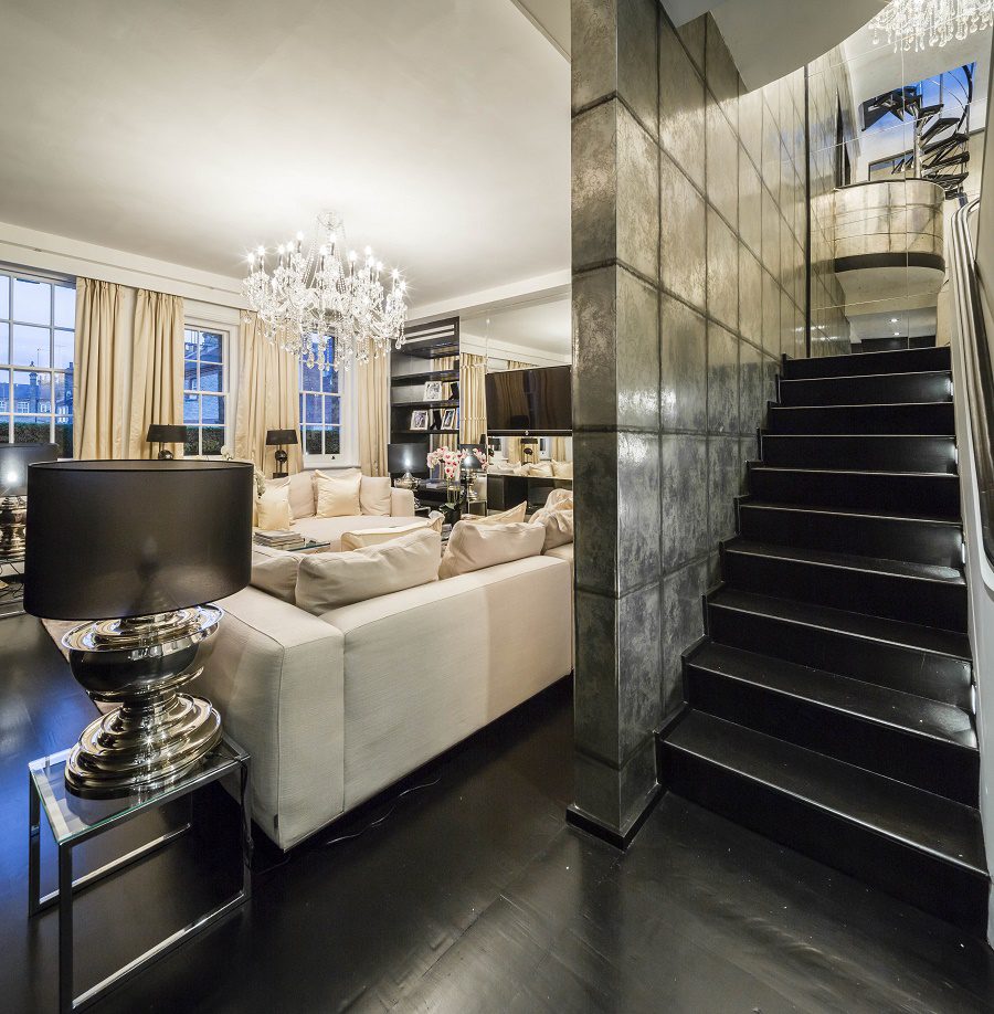 Alexander McQueen penthouse staircase