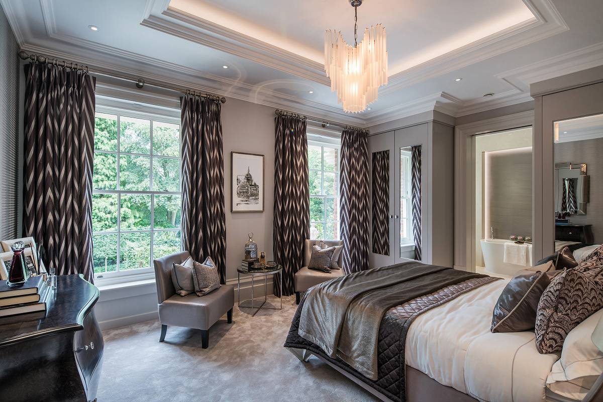 Neo-Georgian style guest bedroom B