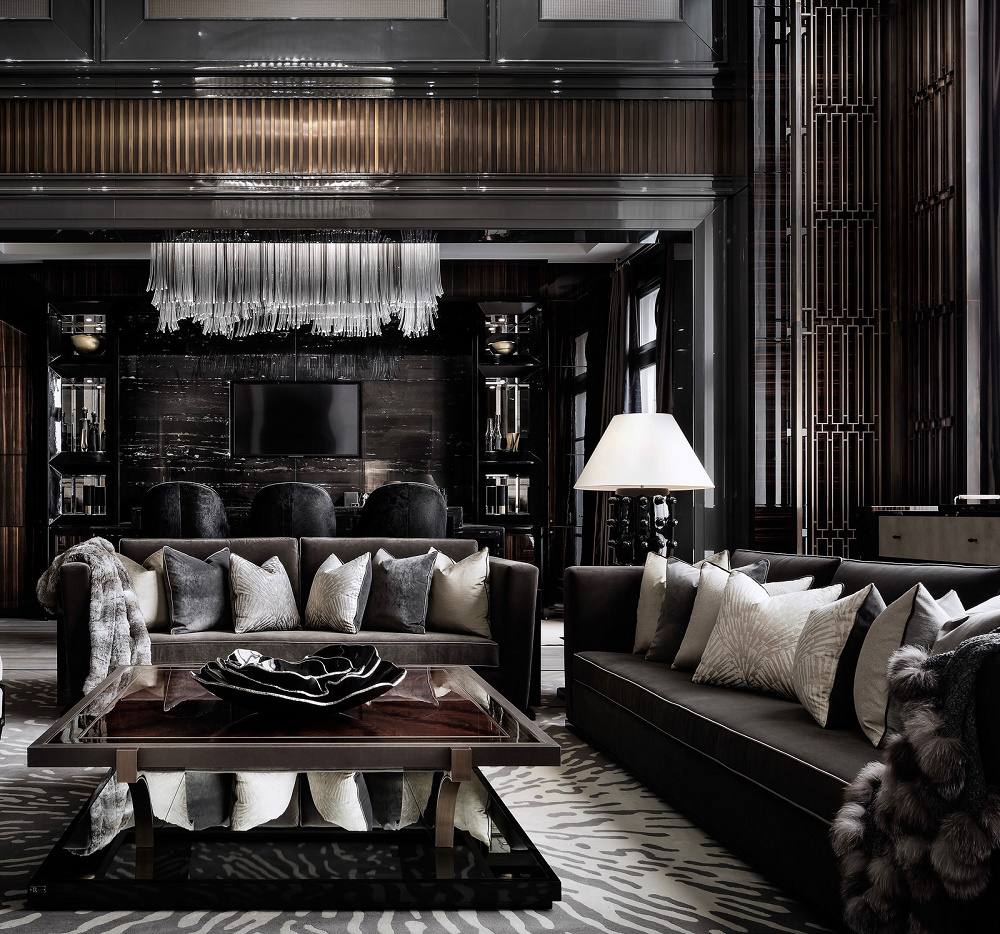 Home Interior Luxury Modern Living Room Iconic Luxury Design Ferris Rafauli DK Decor 