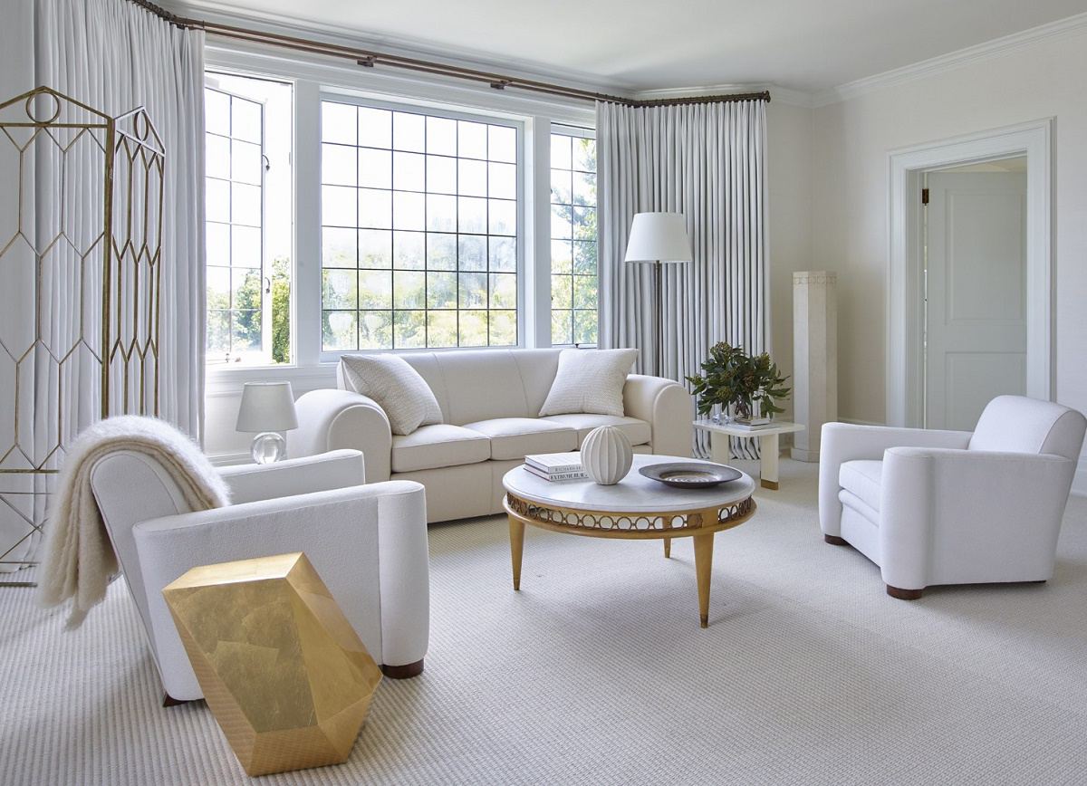 modern luxury mark Cunningham master bedroom sitting area