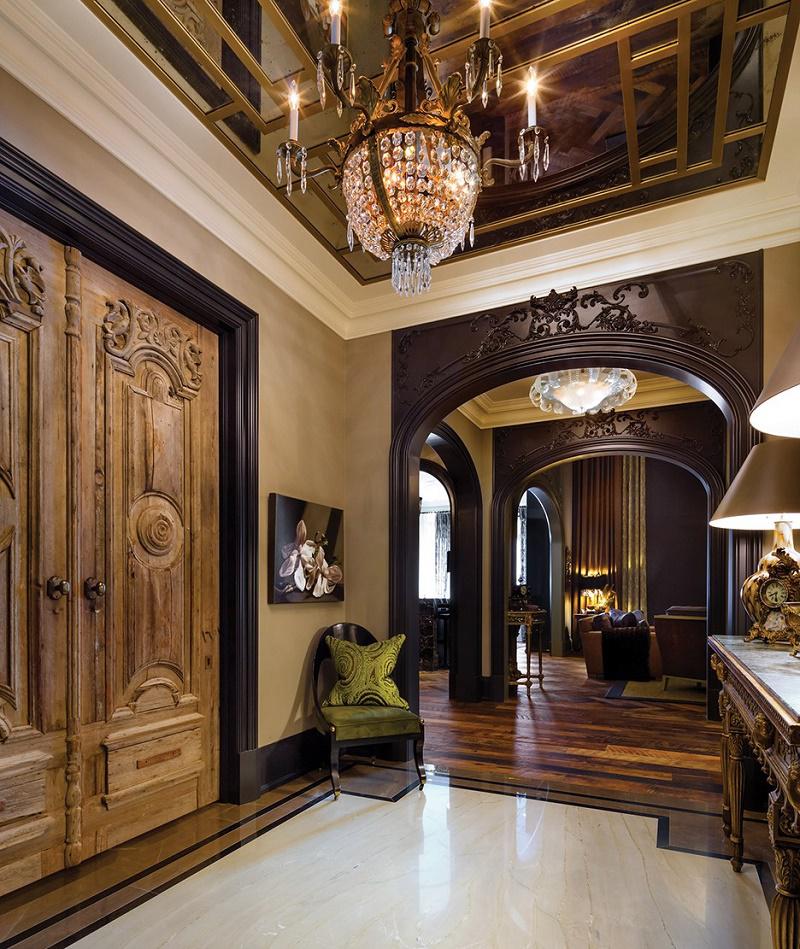 Lori Morris eclectic luxury design castle entrance