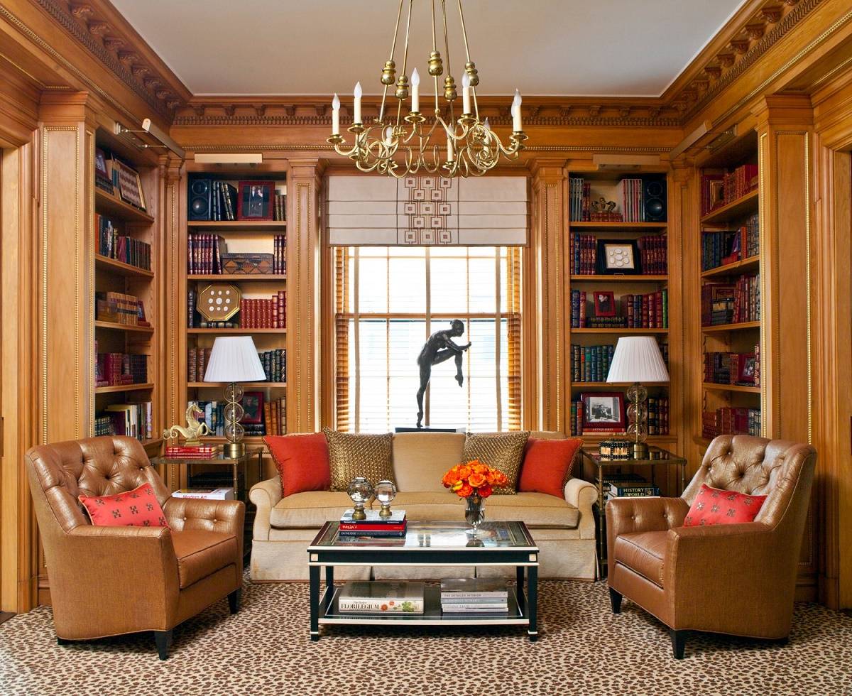 transitional design library by Cullman & Kravis