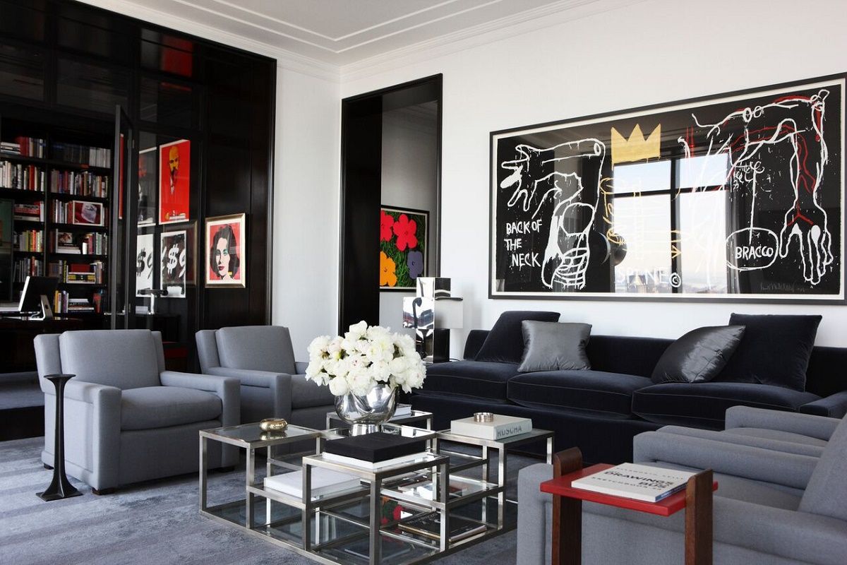 United Nations Contemporary luxury apartment living room B